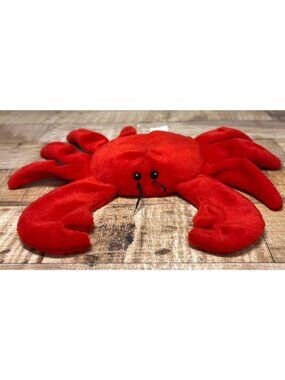 Ty Beanie Babies Digger The Red Crab Plush Toy 1990s Collectible